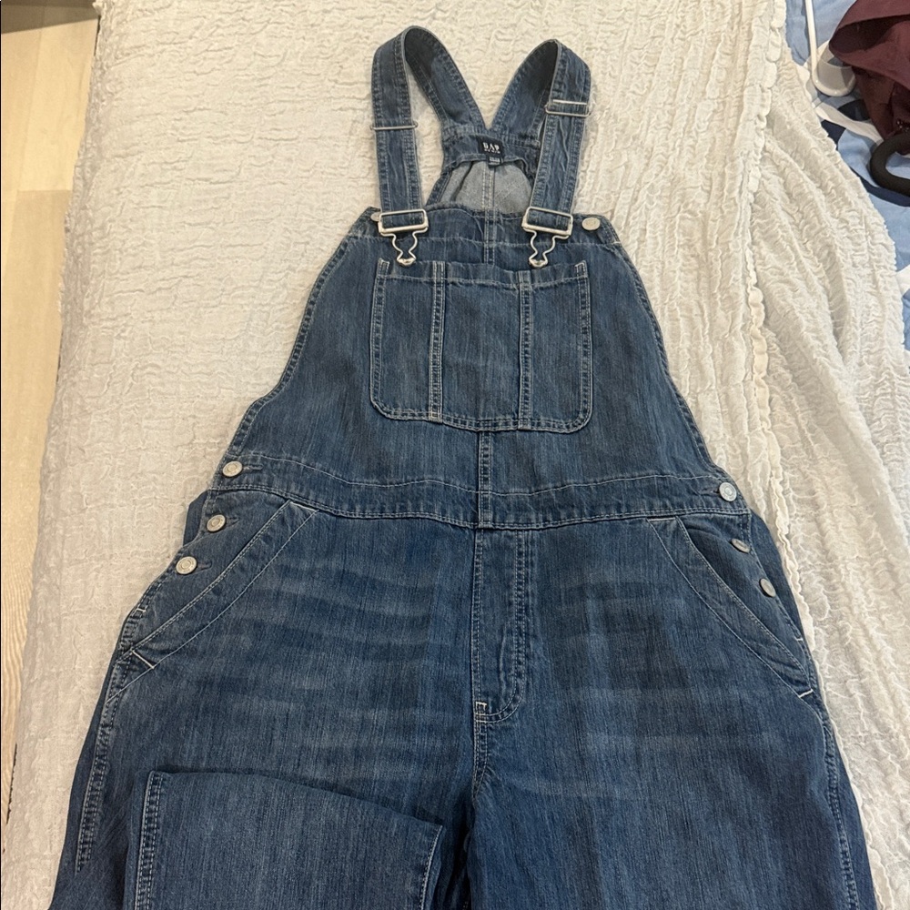 GAP Women's Blue Denim Overalls